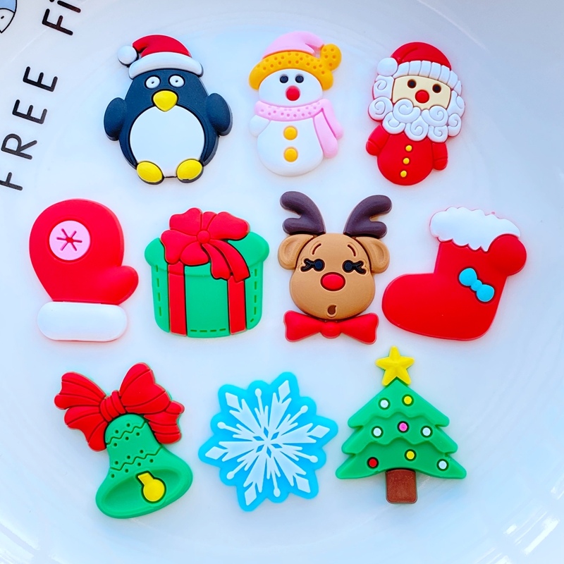 Embellishment Glue Craft - 20pcs 새로운 패턴 귀여운 만화 크리스마스