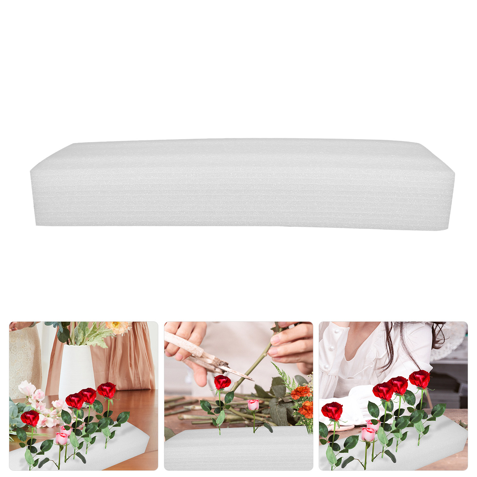 공예용 폼 블록 50cm 화이트 보드 꽃꽂이 용품 가볍 - Embellishment Crafts 리뷰 및 가격