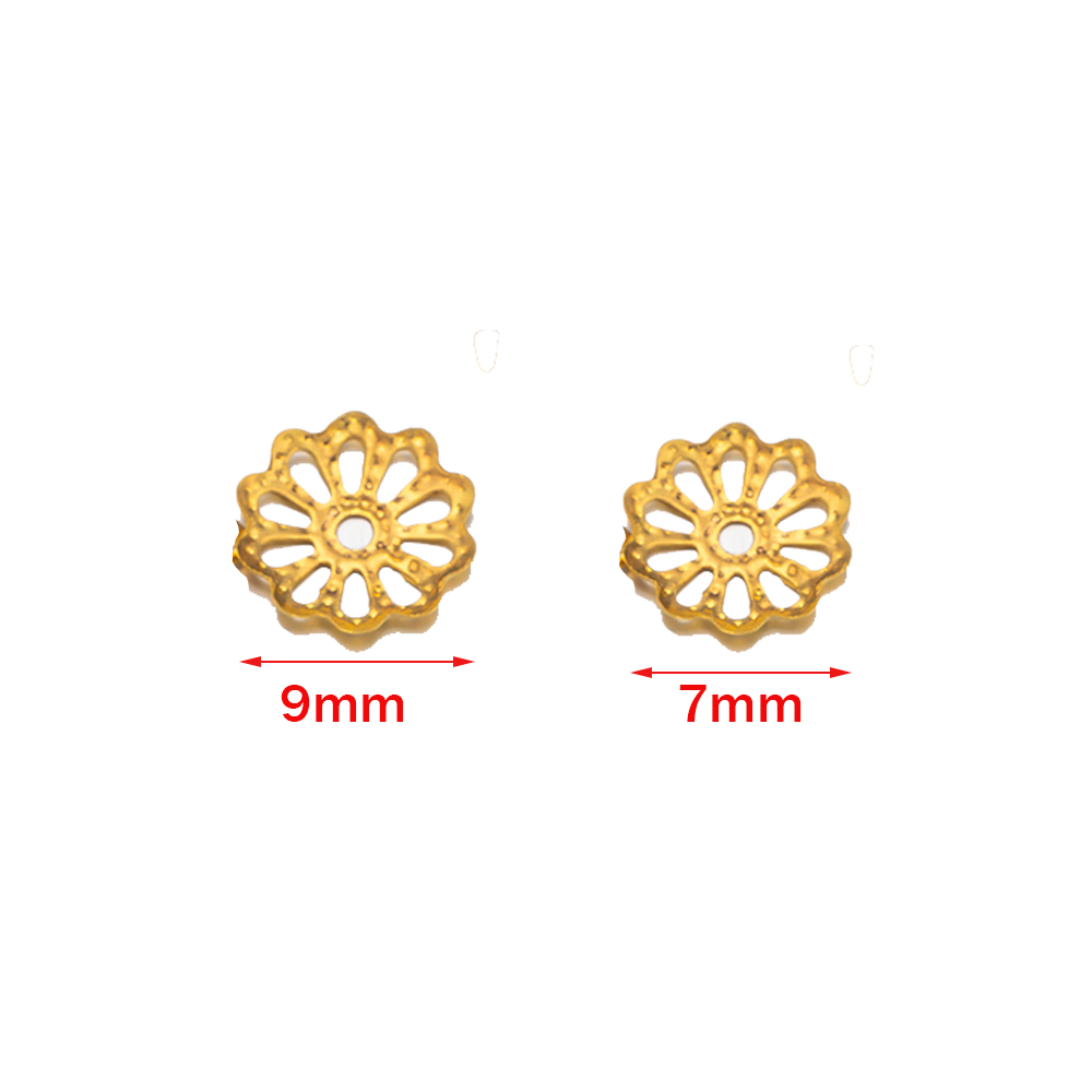 200pcs 7/9mm 선조 꽃 중공 스페이서 비드 엔 - Embellishment Crafts 리뷰 및 가격