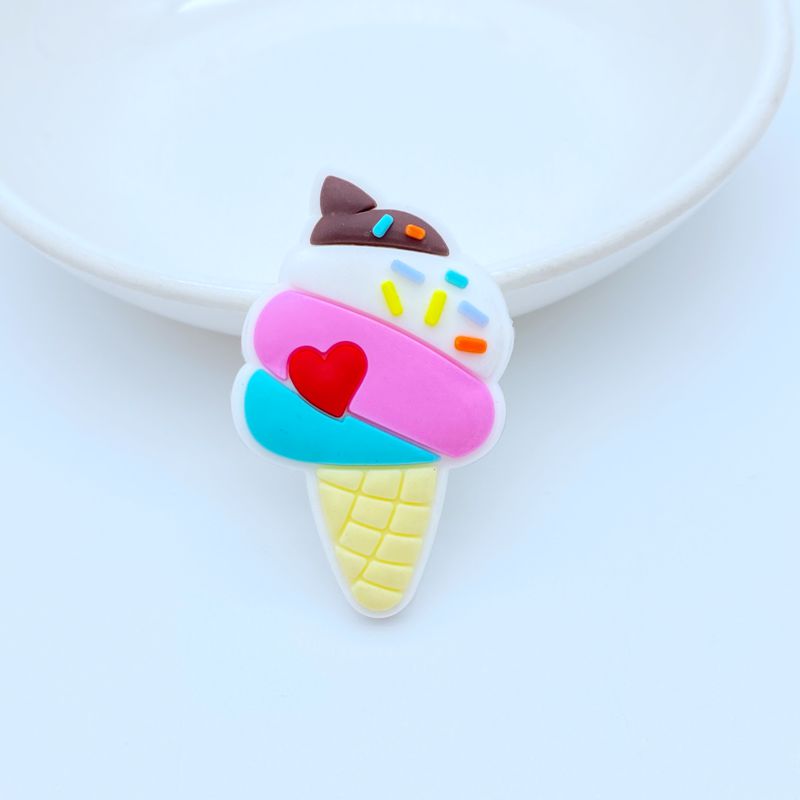 귀여운 아이스크림 시리즈 PVC 유연한 접착제 플랫 백 - Embellishment Glue Craft 리뷰 및 가격