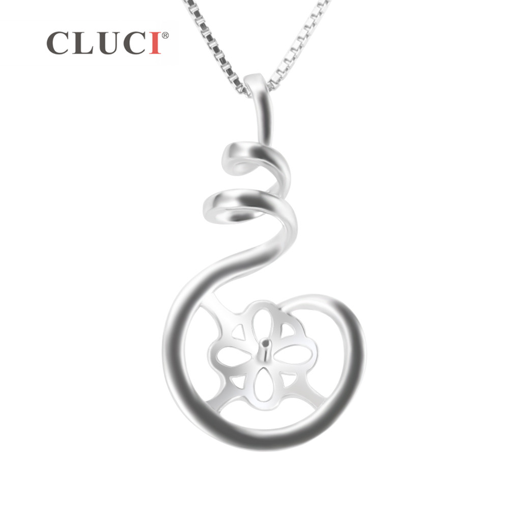 CLUCI-925 스털링 실버 펜던트 세팅 진주 Diy - Pearl Trim Chain 리뷰 및 가격