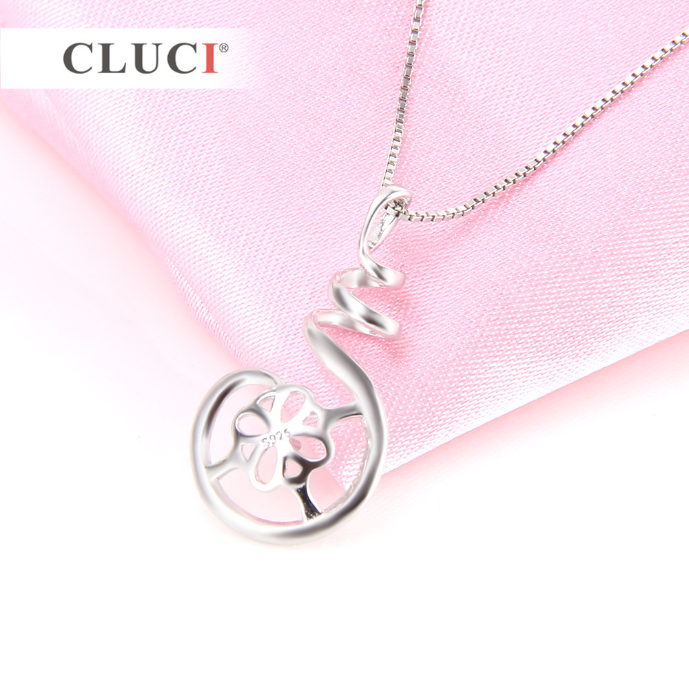 CLUCI-925 스털링 실버 펜던트 세팅 진주 Diy - Pearl Trim Chain 리뷰 및 가격