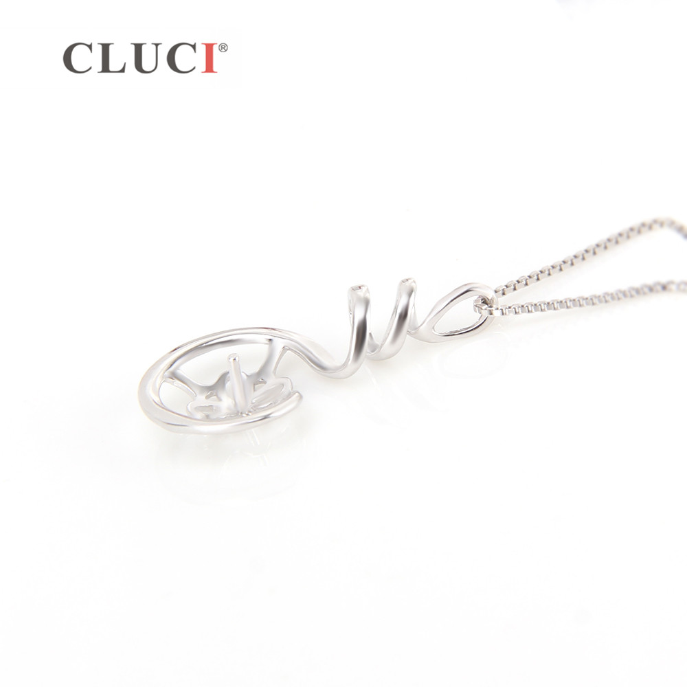 CLUCI-925 스털링 실버 펜던트 세팅 진주 Diy - Pearl Trim Chain 리뷰 및 가격