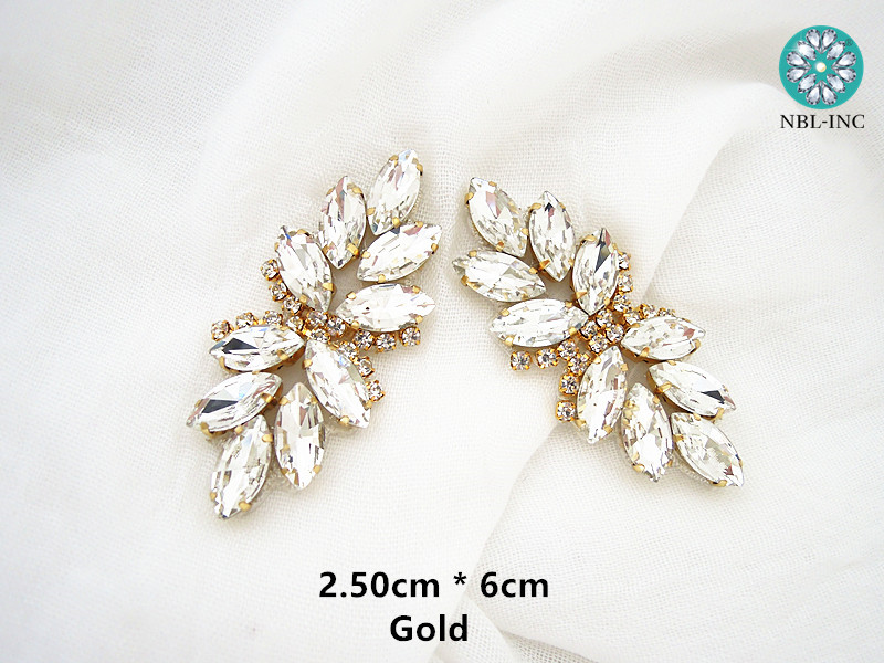 (1PC) 실버 골드 라인 석 신부 벨트 웨딩 아플리케 - Sew On Rhinestone 리뷰 및 가격