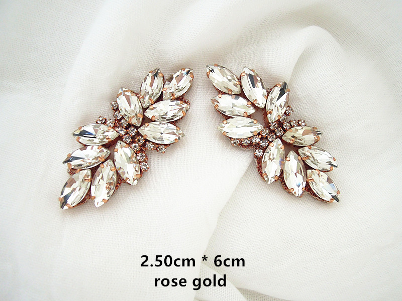 (1PC) 실버 골드 라인 석 신부 벨트 웨딩 아플리케 - Sew On Rhinestone 리뷰 및 가격